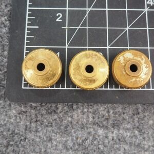 Bach Mellophone Bottom Caps Set of 3 Brass Replacement Parts